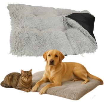 Sersimo Възглавница за кучета PetComfort - плюшена - XXL - сива (KX3720)