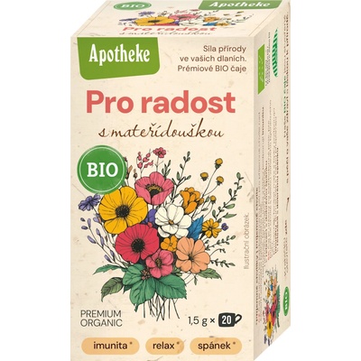Apotheke BIO Pro radost čaj 20 x 1,5 g