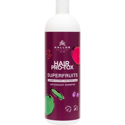 Kallos Pro-Tox Super Fruits Antioxidant Shampoo 1000 ml