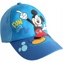 Exity · dětská Mickey Mouse Disney motiv Fun Starts Here světle modrá