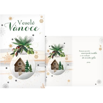 UNIPAP přání Vánoční malé V23-165 Z PRANI_Z_624 549636