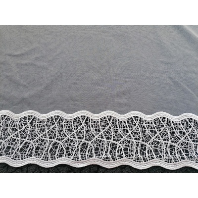 Luxusná záclona GERSTER 11619 biela 145 cm