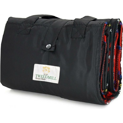 BARRINGTON FURNITURE Anglická pikniková deka Tartan Royal Stewart červená 137x170