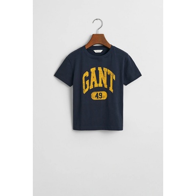 Gant 49 Arch Relaxed T-shirt Evening Blue