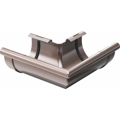 Gutta Aqua Roh PVC žlabu vnější 150 mm / 90° tmavě hnědý