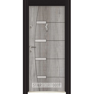 Starsteeldoor Блиндирана врата Lapis L 305 Сив дъб (цена без монтаж)