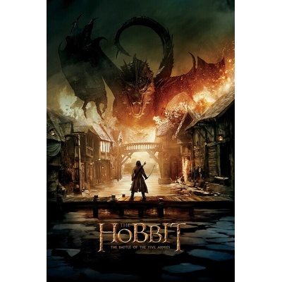 Plagát, Obraz - Hobit - Smaug, 26.7 × 40 cm