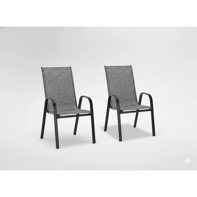 Pro-Tech shop NEO9917 Zahradní křesla, šedá 54x72x96 cm 62430 – Hledejceny.cz