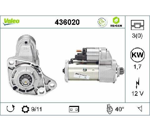 Štartér VALEO 436020