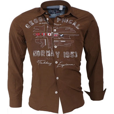 Geographical Norway košile Zorarz LS Men 100 taupe