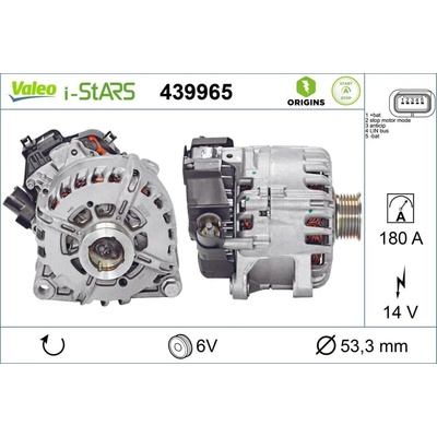 Generátor startéru VALEO 439965