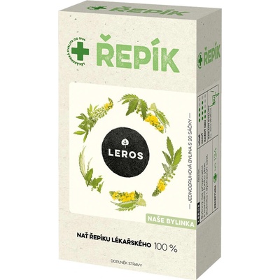 LEROS Čaj Řepík nať sypaná Leros 40 g