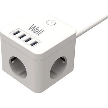 Well 3 Plug + 4 USB 3 m (EXTS-3S3M-PROT/USB4-WL)