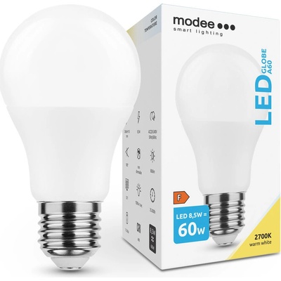 Modee Lighting LED žiarovka E27 8,5W 2700K A60 60W