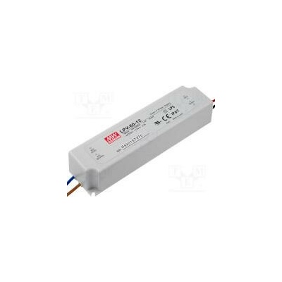 Napájecí zdroj spínaný LED 60W 12VDC 5A 90÷264VAC 127÷370VDC