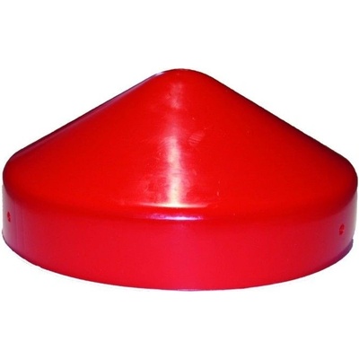 Plastová krytka sloupků ø 120 mm, červená