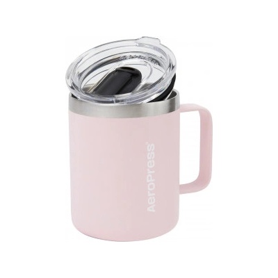 AeroPress cestovní hrnek 350 ml růžový