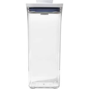 OXO Кухненски съд за съхранение pop good grips 1, 6 л, малък квадрат, пластмаса, oxo (oxo11233900)