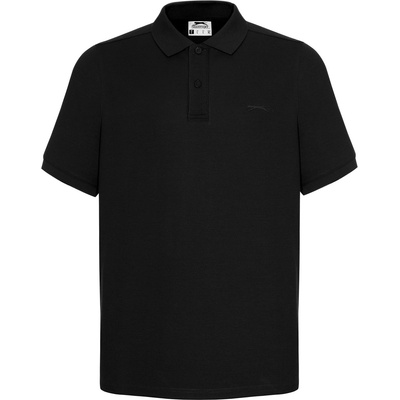 Slazenger Мъжка блуза с яка Slazenger Plain Polo Shirt Mens - Black