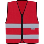 Korntex hi-vis rx217 cologne / Светлоотразителна жилетка с цип - червена xl (76r21700404)