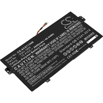Cameron Sino Батерия за Acer Swift 7 / Spin 7, 2600 mAh, Li-Pol (CS-ACS713NB)