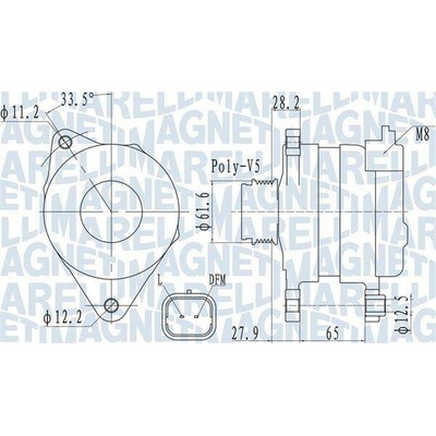 generátor MAGNETI MARELLI 063732016010