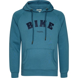 GreenBomb Мъжки суичър GreenBomb Bike Travel Trek Hoodie - Tidal Blue - размер S (017-4457-0111)