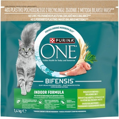 PURINA One Bifensis Indoor Rich in turkey 750 g