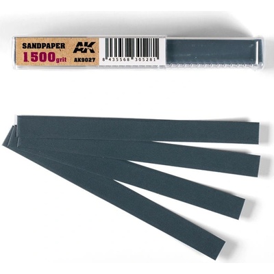 AK-Interactive AK AK9027 Mokrý Brusný papír 1500 50ks