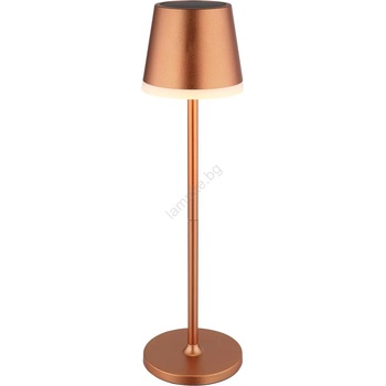 GLOBO 36637RM - LED Соларна лампа LED/0, 6W/3V 3000K IP44 меден (GL8141)