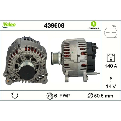 Alternátor VALEO 439608