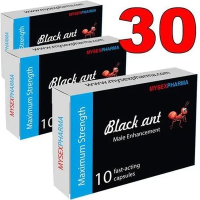 Черна Мравка BLACK ANT 3 x 10бр Капсули за ерекция