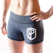 Born Primitive dámské šortky Renewed Vigor Booty shorts heather grey