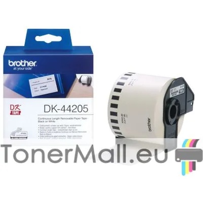 Brother White Removable Paper Tape Brother DK-44205