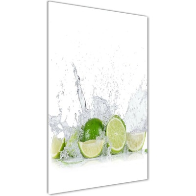Vertikálny foto obraz sklo tvrdené Limetka 50x100 cm