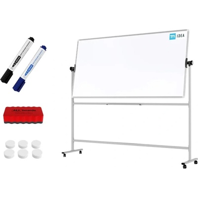 ALLboards Mobilní tabule TM Idea, oboustranná 200 x 100 cm řada FLEX,, DMB2010