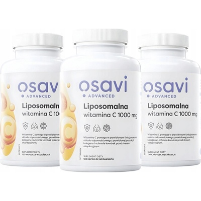 Osavi Liposomal Vitamin C 1000 mg 120 rostlinných kapsúl