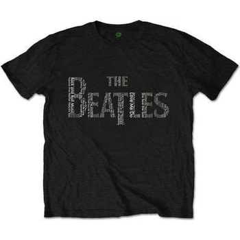 The Beatles Риза Drop T Songs Unisex Black XL (BEATTEE246MB04)