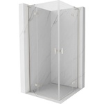 Mexen Mist-H L Двоен душ кабина с отварящи се врати 115 x 115 см, прозрачна, (8A5L-115L-115P-97-00)