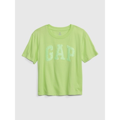 Детска органична тениска с лого GAP GAP | Zelen | Момичешки | 104/110