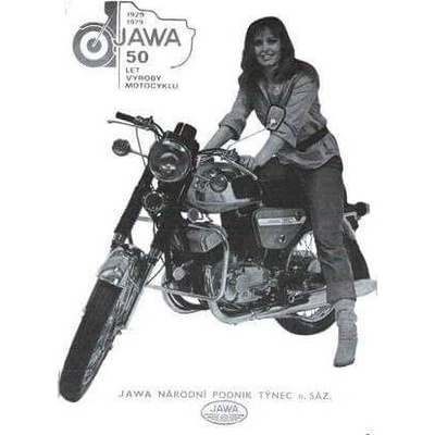Jawa 50- ceduľa 30cm x 20cm Plechová tabuľa