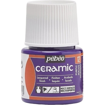 Pébéo Ceramic Боя за керамика Purple 45 ml 1 бр (025-012)