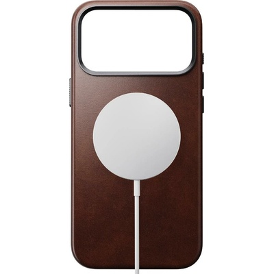 Nomad Traditional Leather Case (Horween) MagSafe kožený kryt iPhone 17 Pro Max Rustic Brown