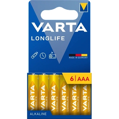 VARTA 4103101746 Longlife AAA микробатерия за моливи 6бр/блистер (4103101746)