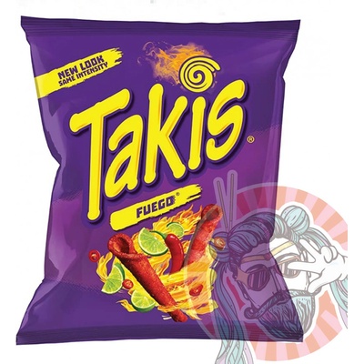 Takis Fuego Hot Chilli Tortilla Chips 90 g