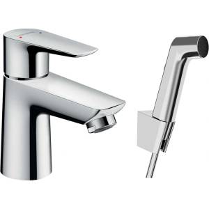 Hansgrohe Talis E - Смесител за умивалник с ръчен душ „Bidette, хром 71729000 (71729000)
