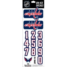 Sportstape ALL IN ONE HELMET DECALS - WASHINGTON CAPITALS - DARK HELMET