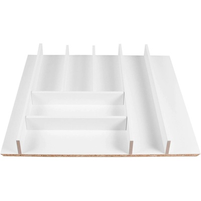 Příborník Elletipi Wood Line do zásuvky 60 cm, bílý, PLC M50060 18 PLC_M50060_18