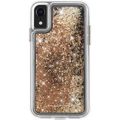 Case-Mate Waterfall Case - дизайнерски кейс с висока защита за Apple iPhone XR (златист)
