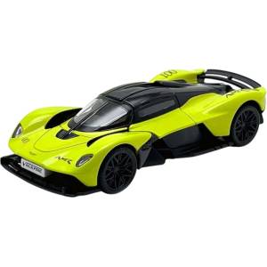 Re-El Toys Метален автомобил Re-El Toys - Aston Martin Valkyrie 2023, 1: 43, жълт (0802Y)